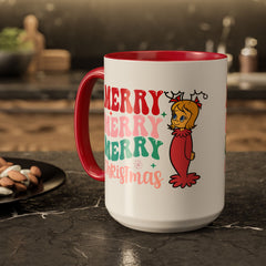 Merry Merry Merry and Bright Christmas Mugs