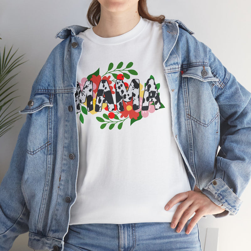 Mama Floral Graphic Tee — Mother's Day Family Gift