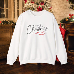Modern Merry Christmas Sweatshirt, Holiday Sweatshirt