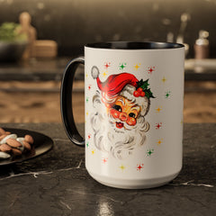 Festive Santa Mug, Christmas Gift, Santa Claus Design