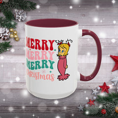 Merry Merry Merry and Bright Christmas Mugs