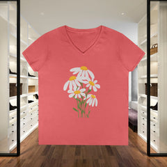 Daisy Bouquet V-Neck Tee