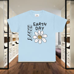 Earth Day Daisy T-Shirt — "Happy Earth Day" Graphic Tee