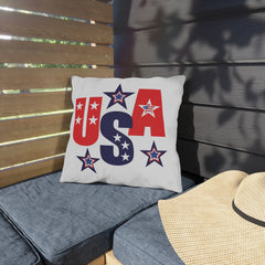 USA Patriotic Outdoor Pillows, 4th of July Decor