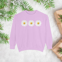Daisy Unisex Garment-Dyed Sweatshirt -