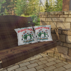 Festive Penguin Pillows - Merry Christmas