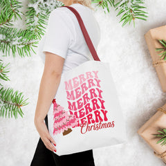 Holiday Tote Bag Merry Christmas