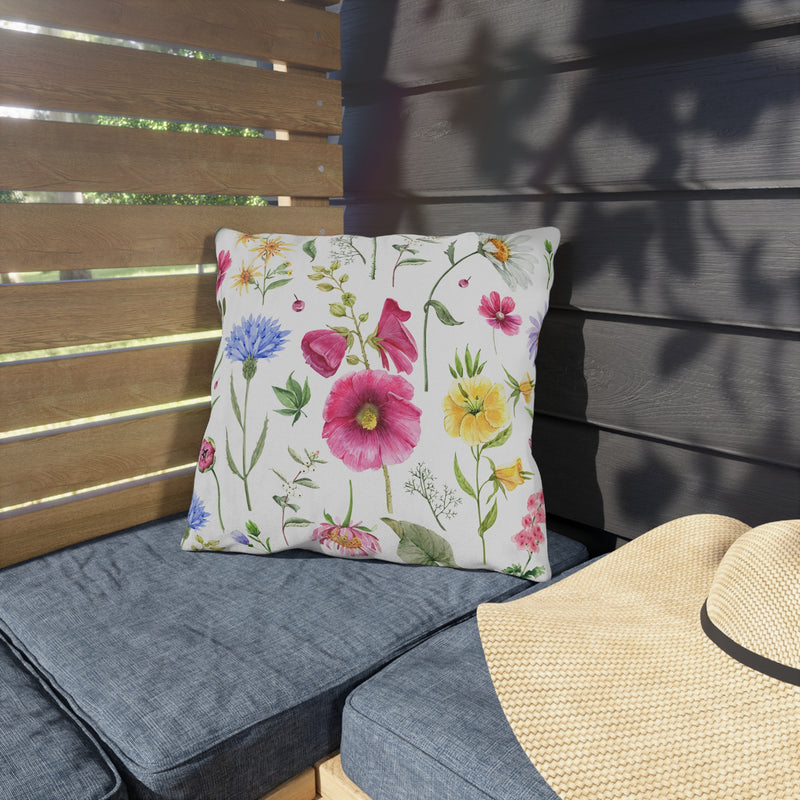 Floral Outdoor Pillows, Spring Home Decor,