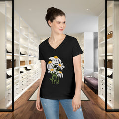 Daisy Bouquet V-Neck Tee
