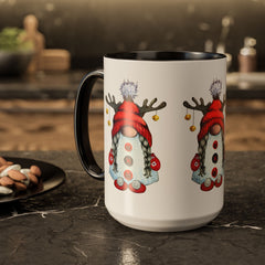 Cute Reindeer Gnome Christmas Mug