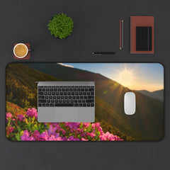 Scenic Mountain Sunrise Desk Mat