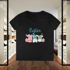 Easter Gnomes V-Neck Tee