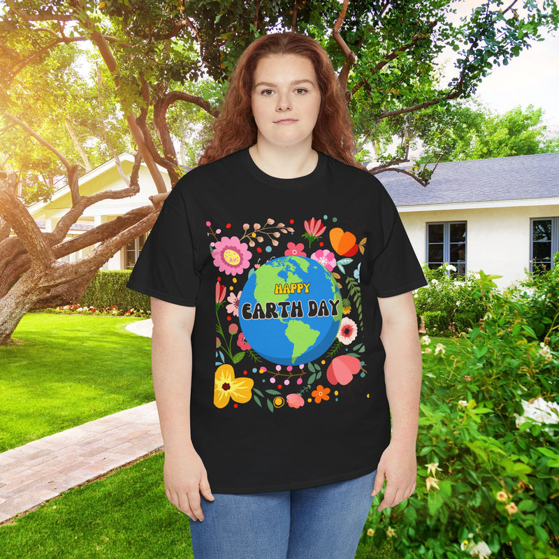 Earth Day Floral Tee — 