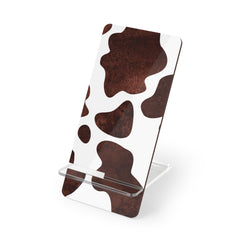 Cow Print Phone Stand, Cute Mobile Display Holder,