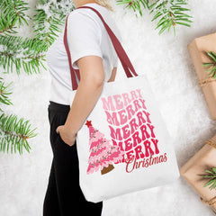 Holiday Tote Bag Merry Christmas