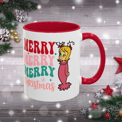 Merry Merry Merry and Bright Christmas Mugs