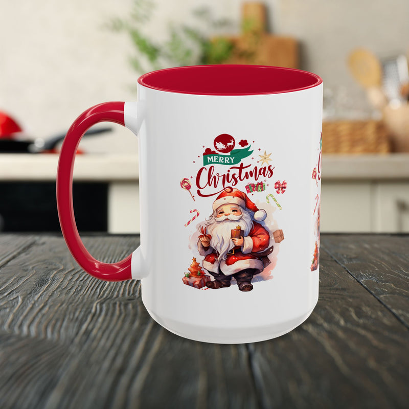 Festive Christmas Mugs, Santa Coffee Cups,