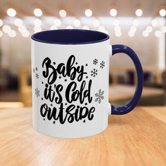Winter-Themed Accent Coffee Mug