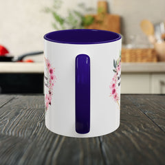 Joshua 24:15 Floral Faith Mug — "As for Me and My House, We Will Serve the Lord" (11oz/15oz)