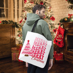 Holiday Tote Bag Merry Christmas
