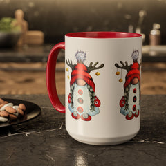 Cute Reindeer Gnome Christmas Mug