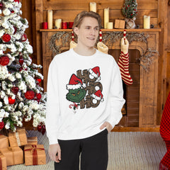 Festive Ho Ho Ho Sweatshirt, Holiday Winter Fashion,