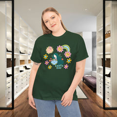 Earth Day Cute Floral Graphic Tee — "Earth Day" Cute Planet & Flowers T-Shirt
