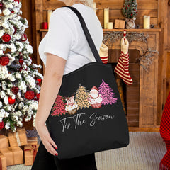 Holiday Tote Bag, Festival Shopping Bag,