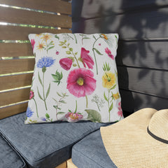 Floral Outdoor Pillows, Spring Home Decor,