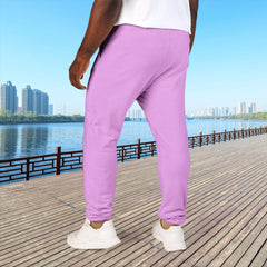 Red Hearts Printed Fleece Sweatpants - Unisex Lounge Pants,