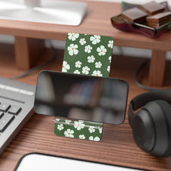 Green Floral Smartphone Display Stand
