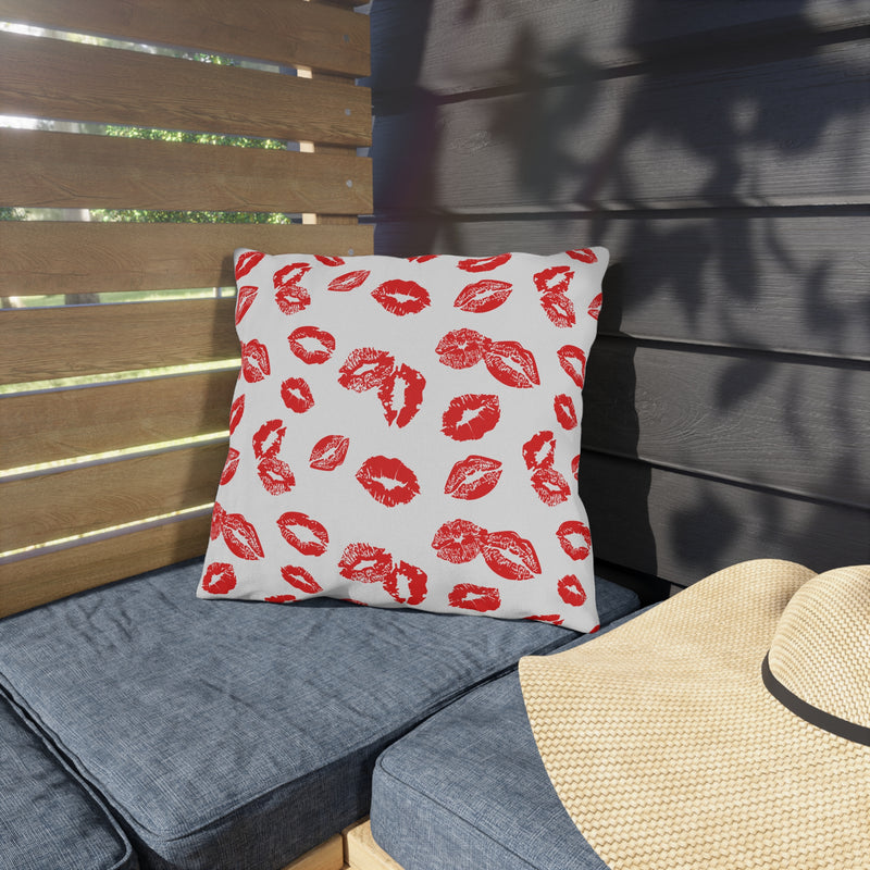 Lip Print Pillows, Valentine's Gift, Kiss Themed Pillows