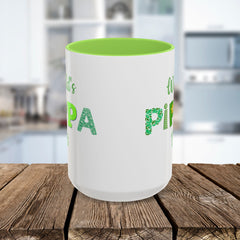 Pippa Floral Name Mug — Personalized Colorful Coffee Cup (11oz & 15oz)