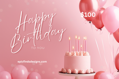 Happy Birthday Pink Gift Card