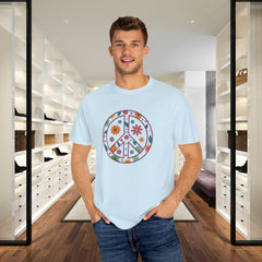 Flower Power Peace T-Shirt, Unisex Boho Tee,