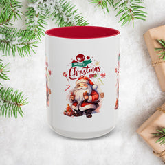 Festive Christmas Mugs, Santa Coffee Cups,