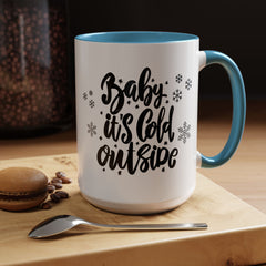 Winter-Themed Accent Coffee Mug