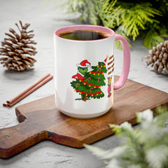 Holiday Mug Whimsical Design, Fun Christmas Gift,