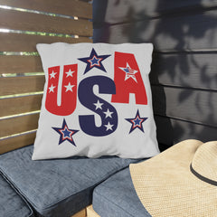 USA Patriotic Outdoor Pillows, 4th of July Decor