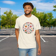 Flower Power Peace T-Shirt, Unisex Boho Tee,