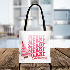 Holiday Tote Bag Merry Christmas