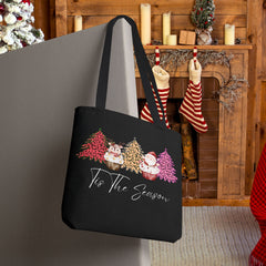Holiday Tote Bag, Festival Shopping Bag,