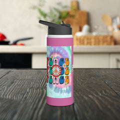 Daisy Peace Stainless Steel Water Bottle