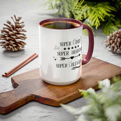 Super Dad Super Husband Super Blessed Coffee Mug — Father's Day Gift (11oz/15oz)