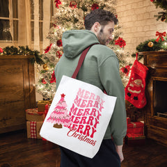 Holiday Tote Bag Merry Christmas
