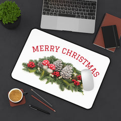 Christmas Desk Mat, Holiday Office Decor,