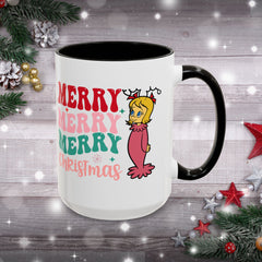 Merry Merry Merry and Bright Christmas Mugs