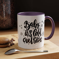 Winter-Themed Accent Coffee Mug