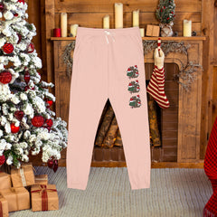 Holiday Ho Ho Ho Fleece Sweatpants - Unisex Lounge Pants,