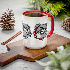 Colorful Bulldog Mugs for Dog Lovers, Unique Gift for Pet Owners,